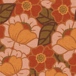 Semi panamá estampado CLEMONE Naranja / Melocotón